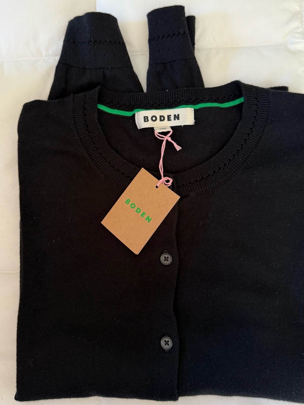 Boden Catriona Cotton Cardigan Sweater - Picture 5 of 6